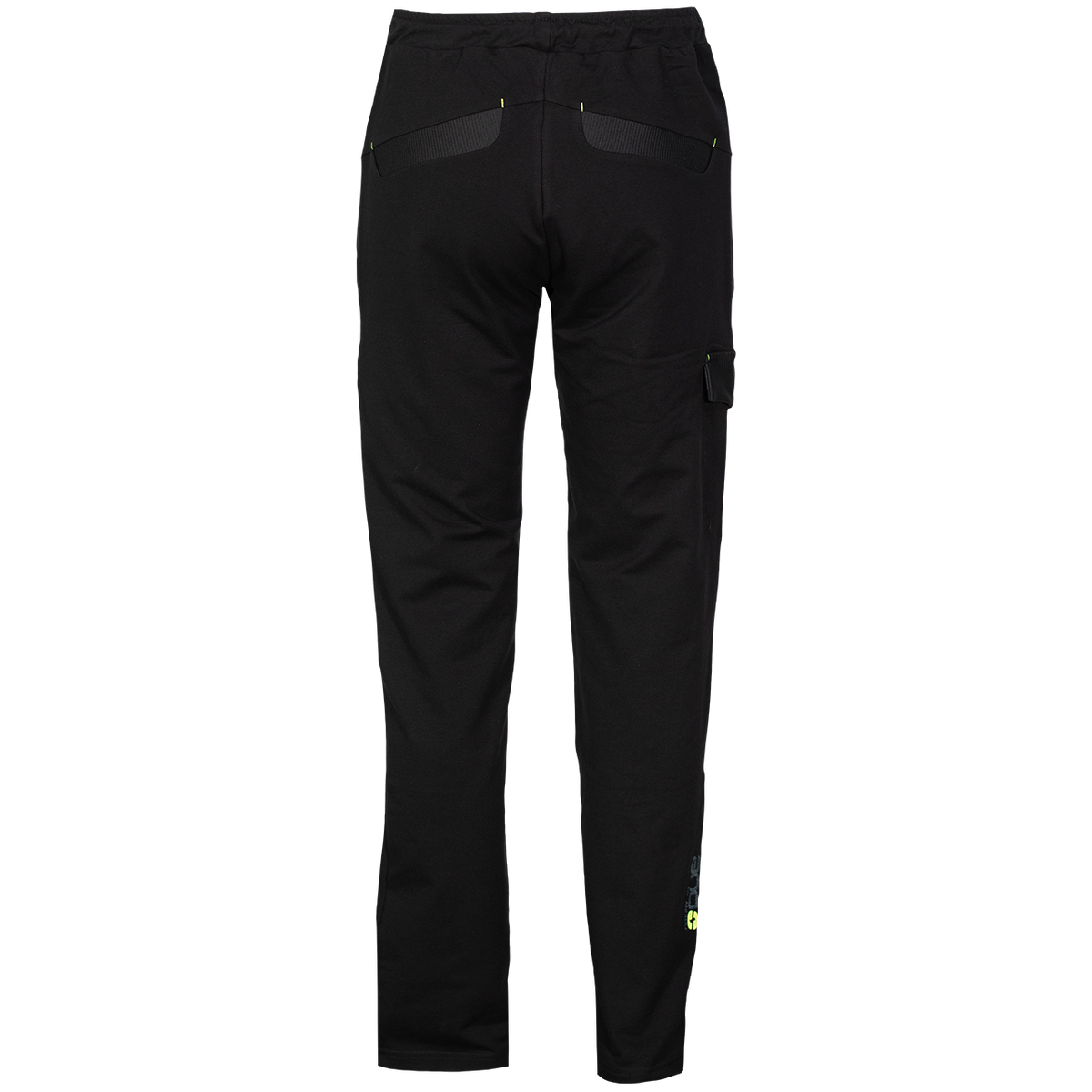 andLUPPO moške hlače - ČRNA/FLUO RUMENA - PODALJŠANA - 58