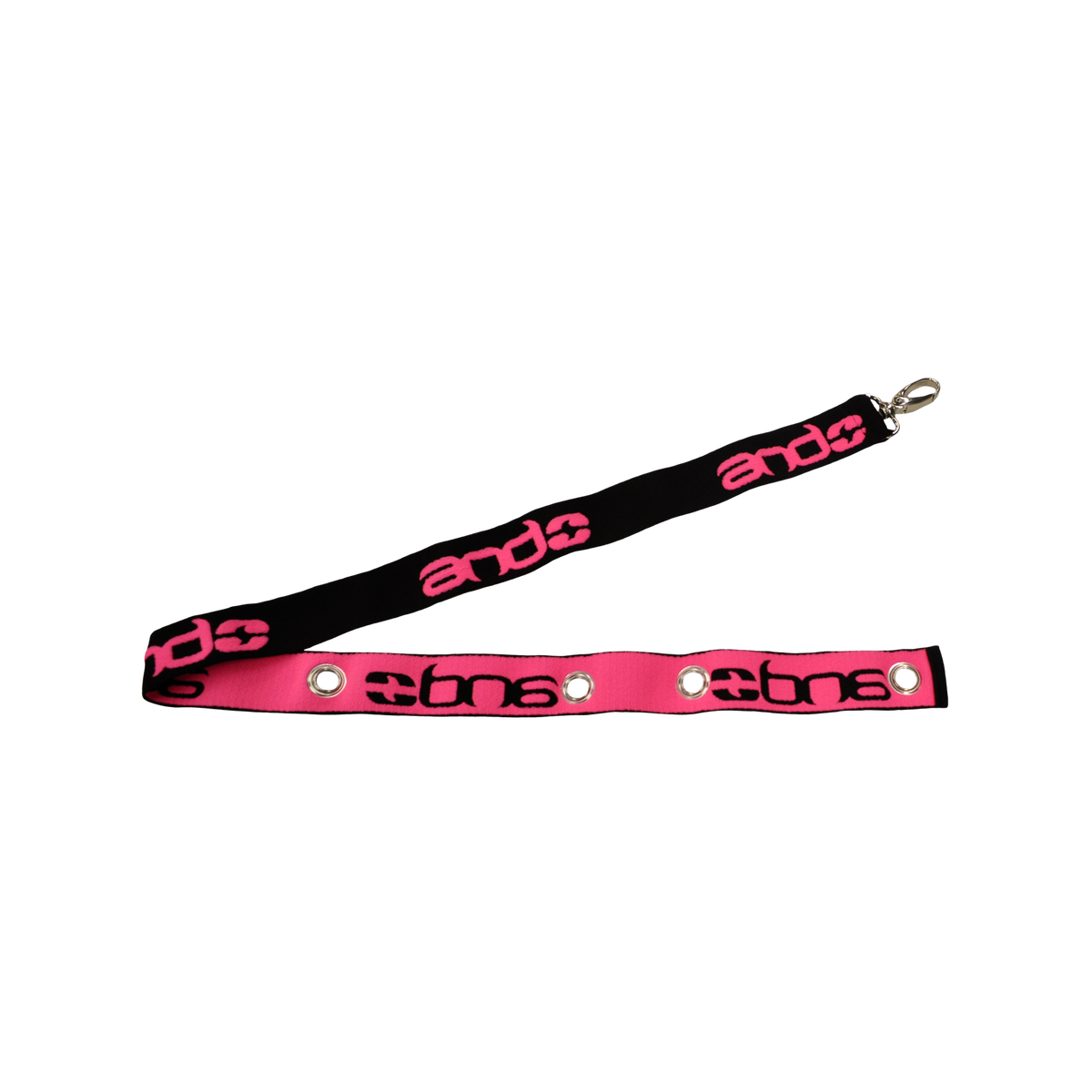 andPIX ženski pas - ČRNA/FLUO FUKSIJA/SREBRNA