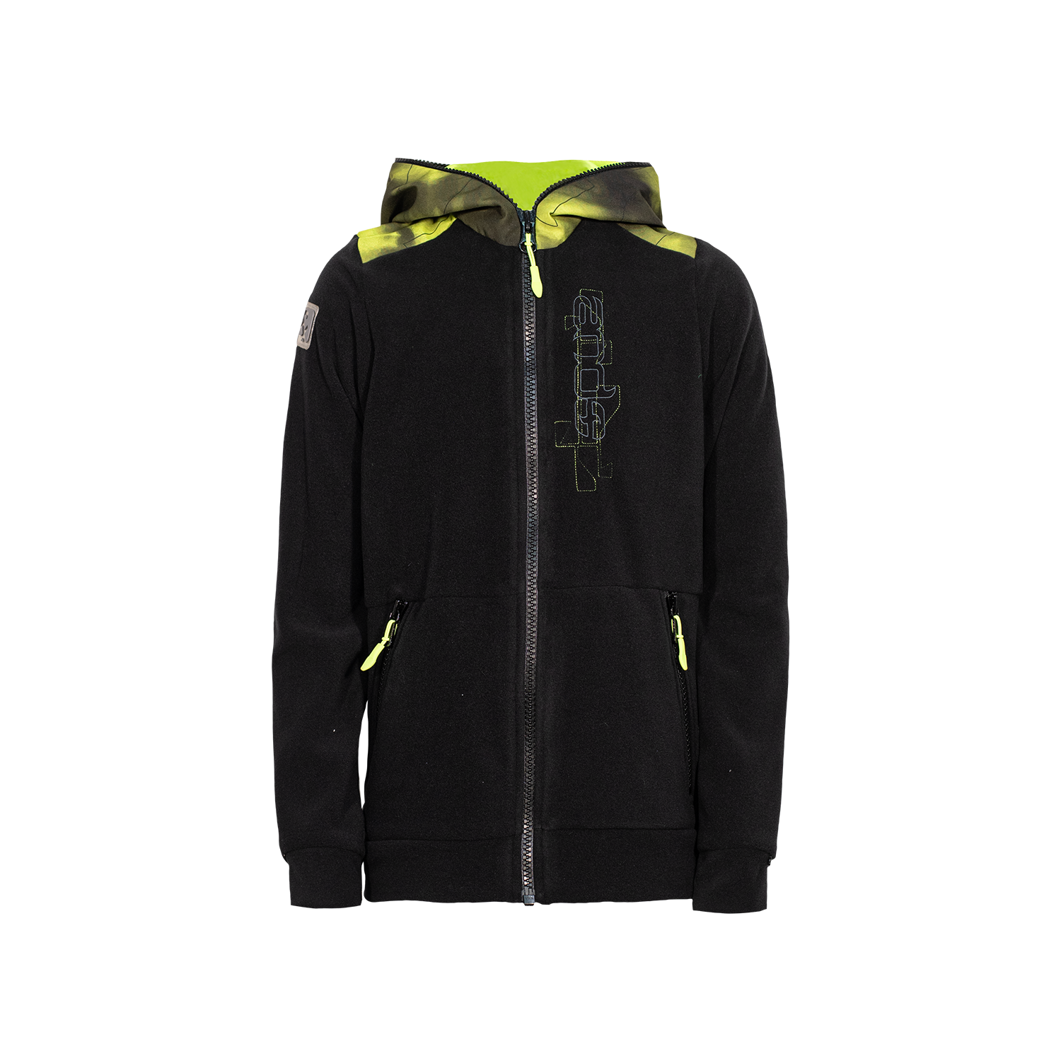 andTHEO - fantovski termovelur - FLUO RUMENA,ČRNA