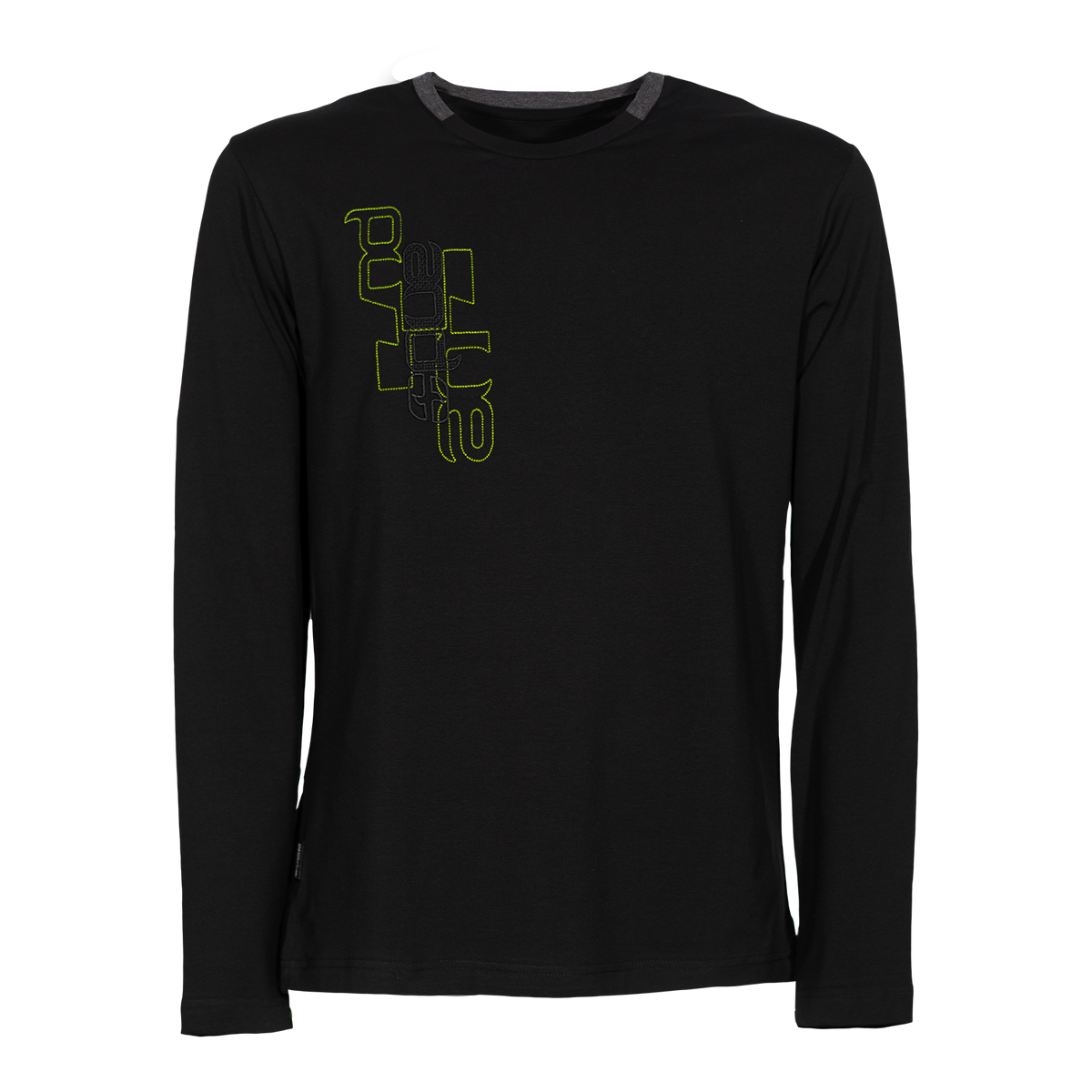 andTOBIAS moška majica - ČRNA/FLUO RUMENA